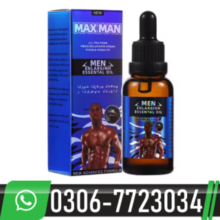 Buy Maxman Enlargement Essential Oil Online in Pakistan With Best Reviews and Benefits:-
